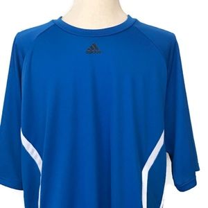 Athletic Blue Short Sleeve Training Sports Jersey